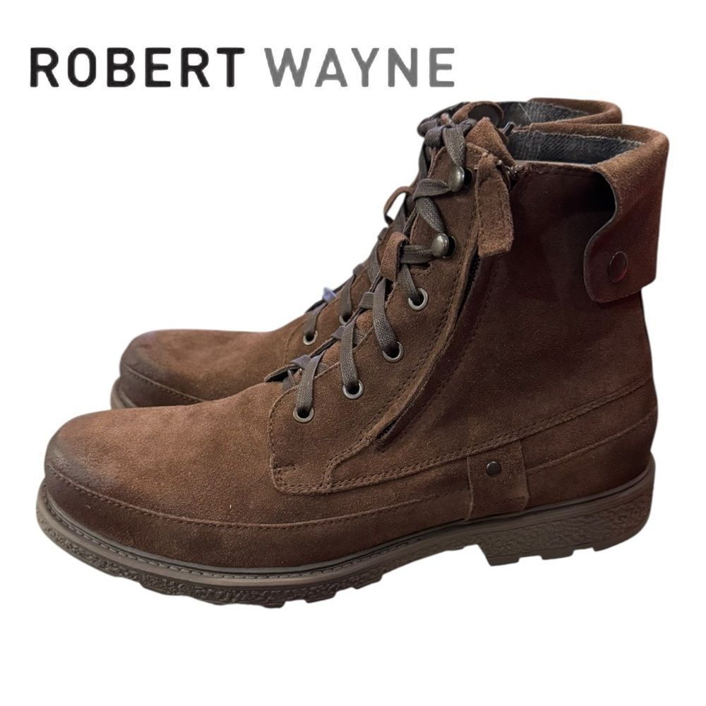 New Robert Wayne Granger Men's Brown Suede Leather Boots 9